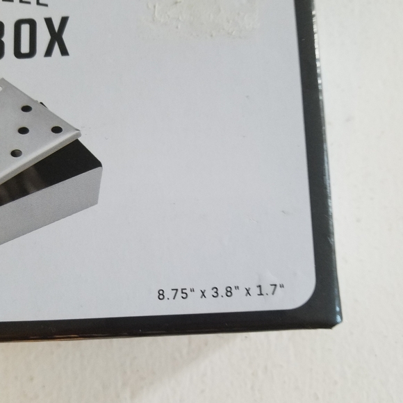 NIB Jim Beam Stainless Steel  Smoker Box - Picture 3 of 8